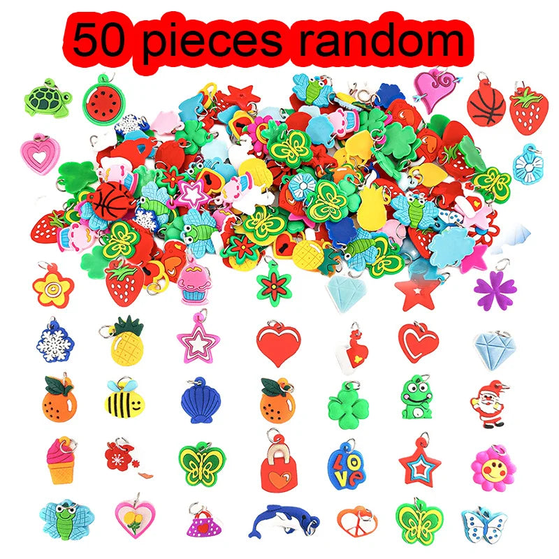 600 Elastic Different Colors Rubber Loom Bands Bracelet Children's Homemade Bracelets DIY for Loom Wrist Bracele for Women