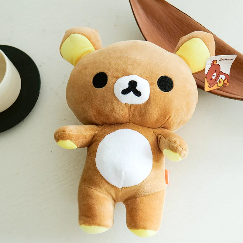 Anime Rilakkuma Plush Doll Cartoon Bear Toys Kawaii Rilakkuma Room Decor Teddy Bear Plushies Cute Couple Bear Xmas Girl Gifts