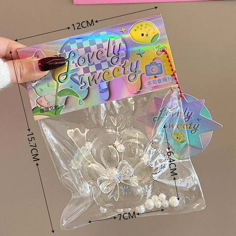 Cartoon Pearl Cat Claw Squeeze Pinching Transparent Toy Cute Cat Paw Slow Rebound Decompression Toy Kids Stress Release Vent Toy