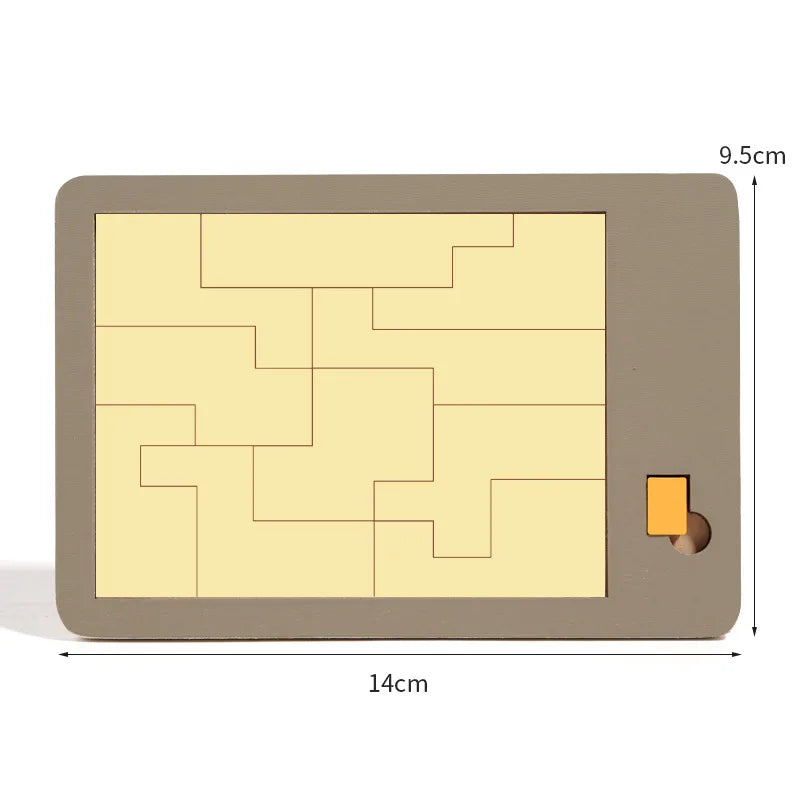 Kids Logical Thinking Training Wooden Puzzles Adult Burning Brain Challenge Activity Game Educational Toys For Autistic Children