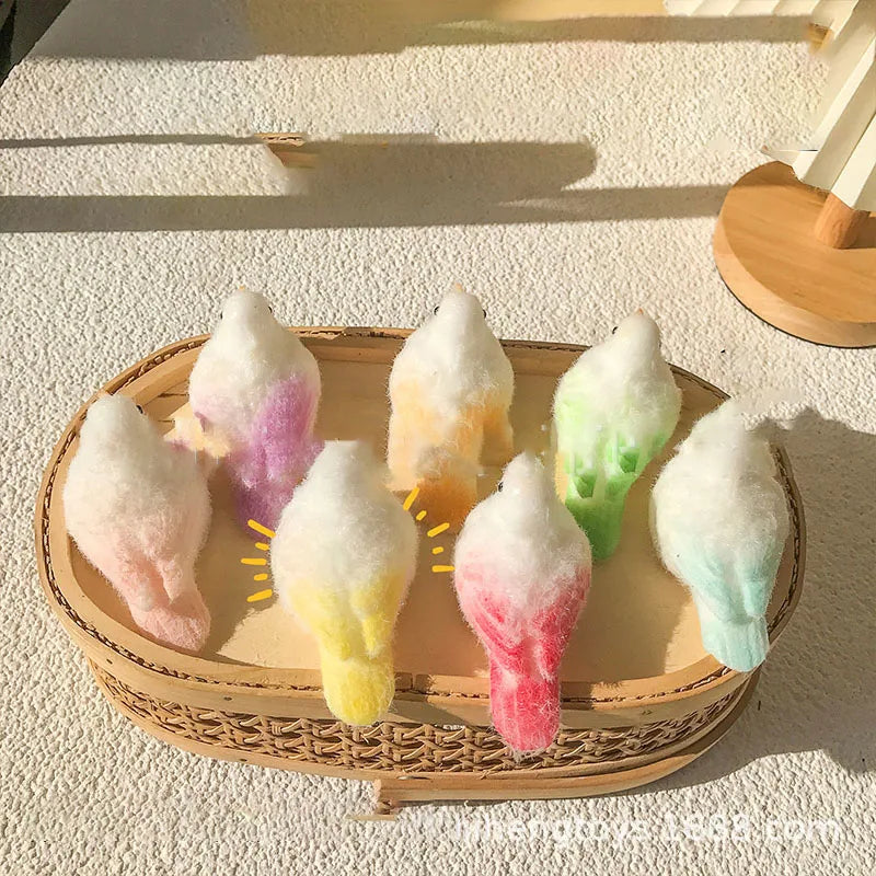 NEW Mochi Taba Squishy Cute Parrot Plush Multicolor Pearl Bird Soft Kawaii Birthday Gift Anti-Stress Release Hand Relaxation Toy