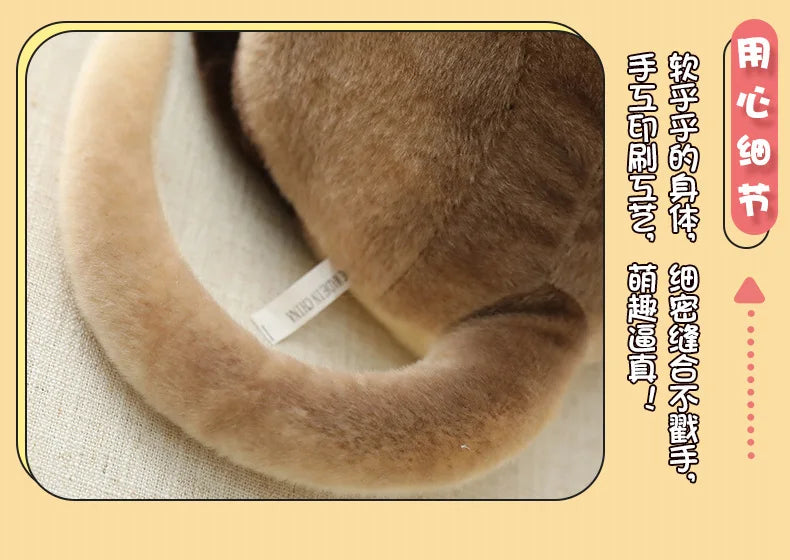 26cm Real-life Cute Plush Cat Doll Soft Stuffed Animal Plush Kitten Toys for Children Cartoon Kids Girl Baby Birthday Gift