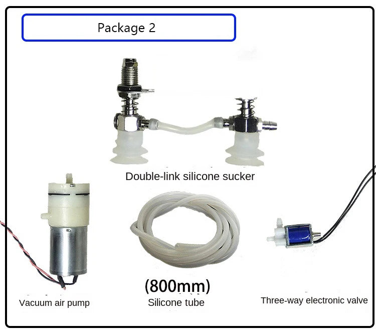 PWM Electronic Robotic Arm Air Pump 2/4pcs Suction Cup Support Servo MG996 For Arduino Control Board Programmable Robot DIY Kits
