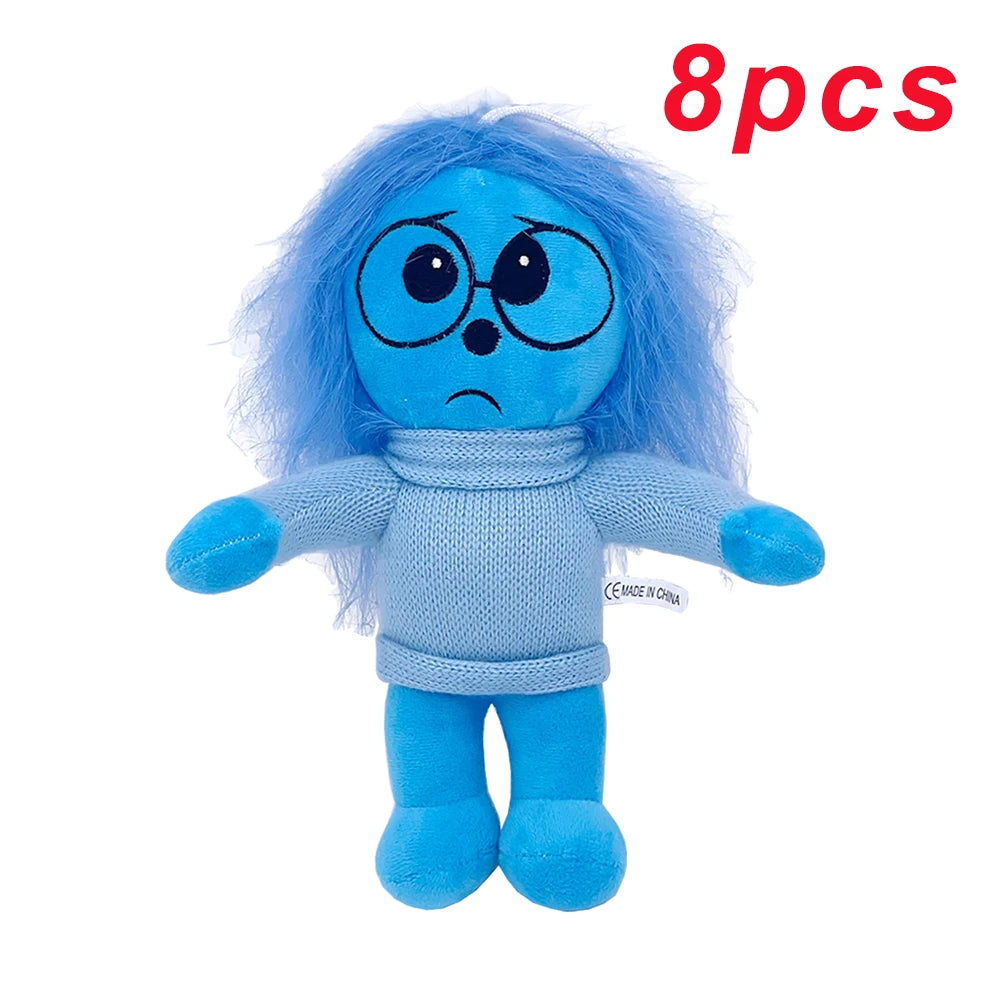 33style Inside Out 2 Plush Dolls Inside Out Plush Toy Cute Cartoon Plushie Doll Stuffed Anime Periphery Toys Kids Birthday Gifts