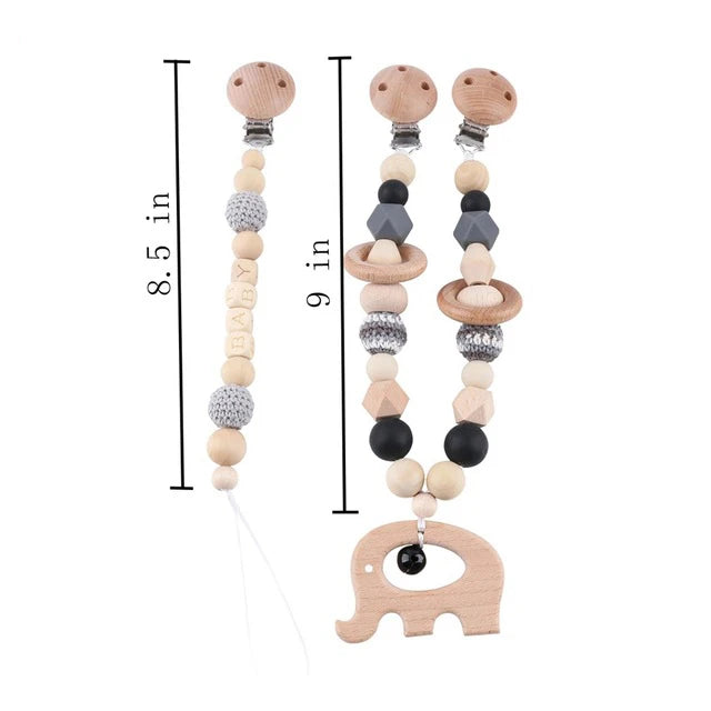 Baby Toy Pram Clip Pacifier Clip Chain Mobile Pram Personalize Name Rattle Stroller Toys Bed Bell Stroller Chain Baby Toy Clip