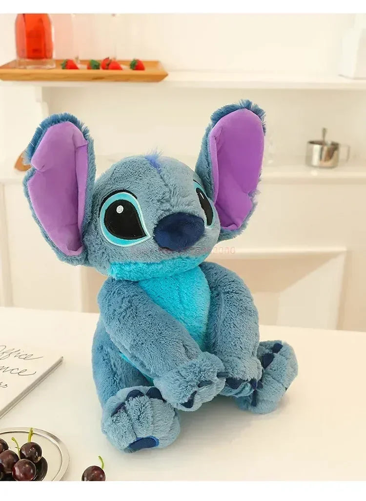 Stitch Disney Giant Size Lilo Plush Stuffed Doll Cartoon Kawaii Animal Couple Sleeping Pillow Softmaterial Toys Children Gifts
