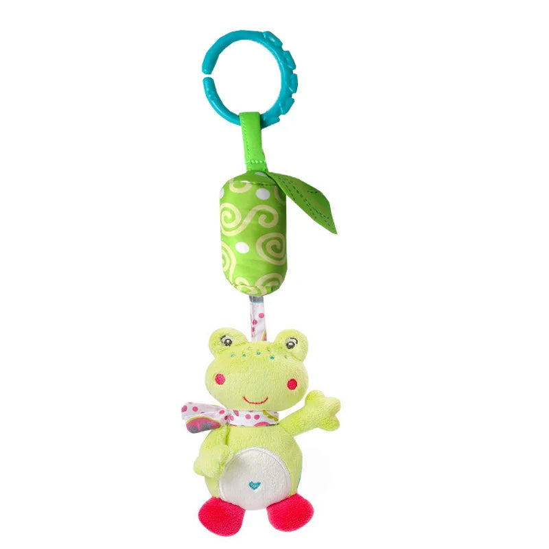 Baby Rattle Toys Kids Tinkle Hand Bell Plush Stroller Hanging Stuffed Animal Rattles Multi-functional Infant Sound Toy Kid Gifts