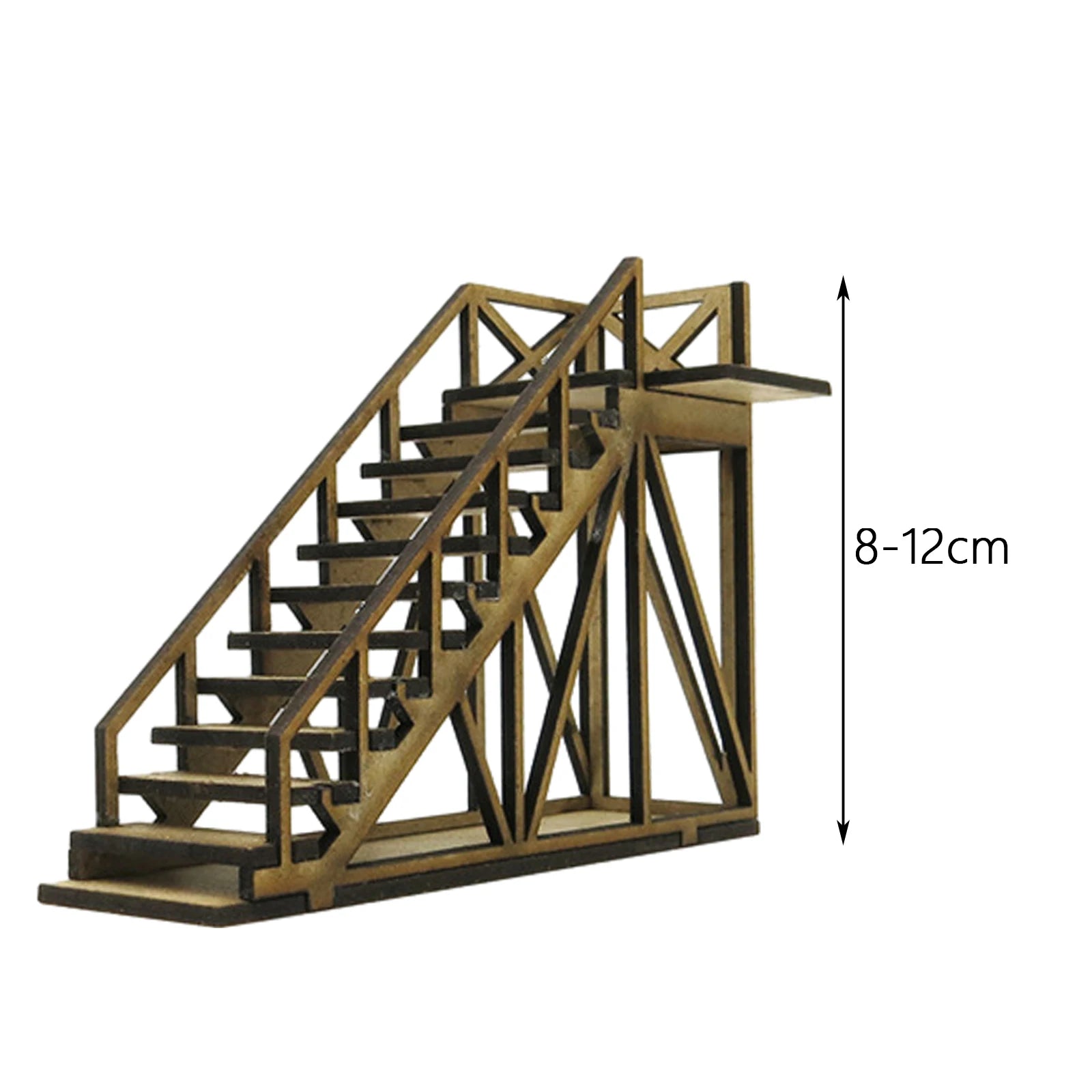 1/72 Wooden Cabin Hobby Toys Wooden 3D Puzzle House Architectural Scene for Accessory Model Railway Micro Landscape Layout Decor