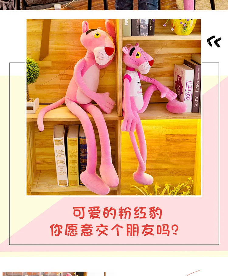 160cm Disney Giant Pink Plush Doll Toys Cute Cartoon Leopard Stuffed Animal Baby Toy Kid Soft Kawaii Stuffed Doll Christmas Gift