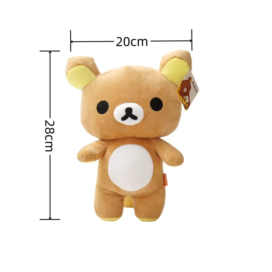 Anime Rilakkuma Plush Doll Cartoon Bear Toys Kawaii Rilakkuma Room Decor Teddy Bear Plushies Cute Couple Bear Xmas Girl Gifts