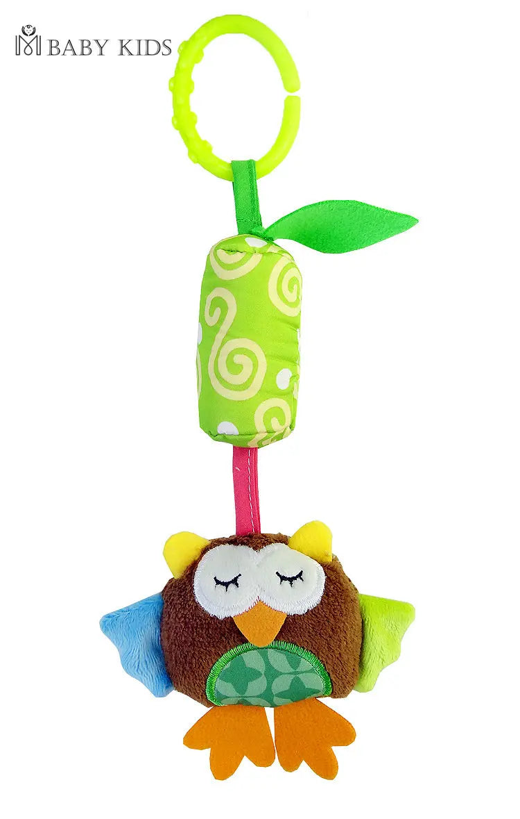 Baby Rattle Toys Kids Tinkle Hand Bell Plush Stroller Hanging Stuffed Animal Rattles Multi-functional Infant Sound Toy Kid Gifts