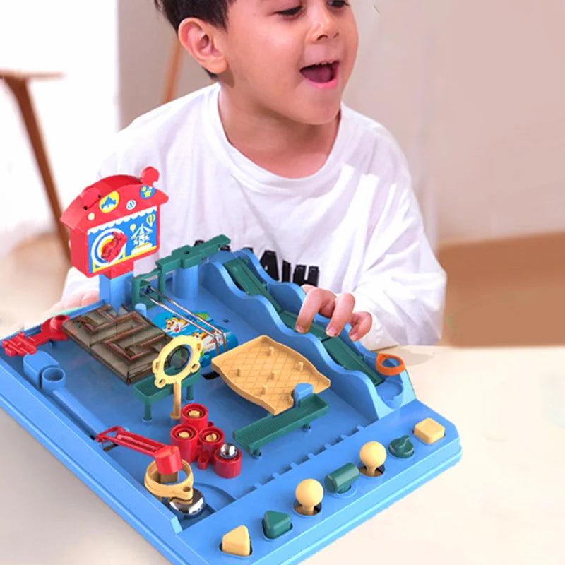 Children Intellectual Desktop Game Educational Toys Water Park Ball Maze Screwball Scramble Toy Kid Developing Activity Park Toy