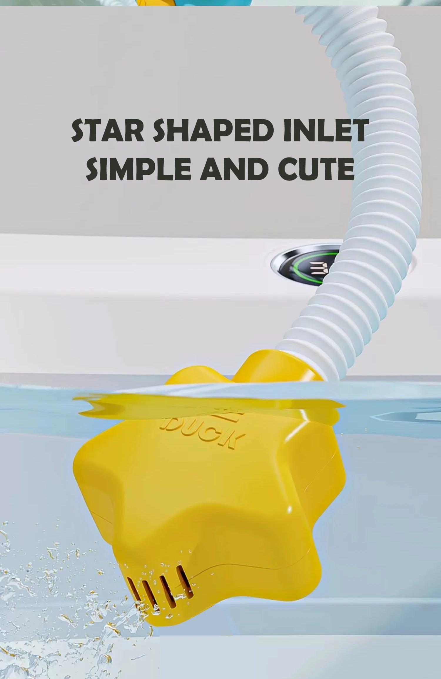 Baby shower toy with water spray, duckling flower model, rotating faucet, electric shower, water spray, swimming, baby shower to