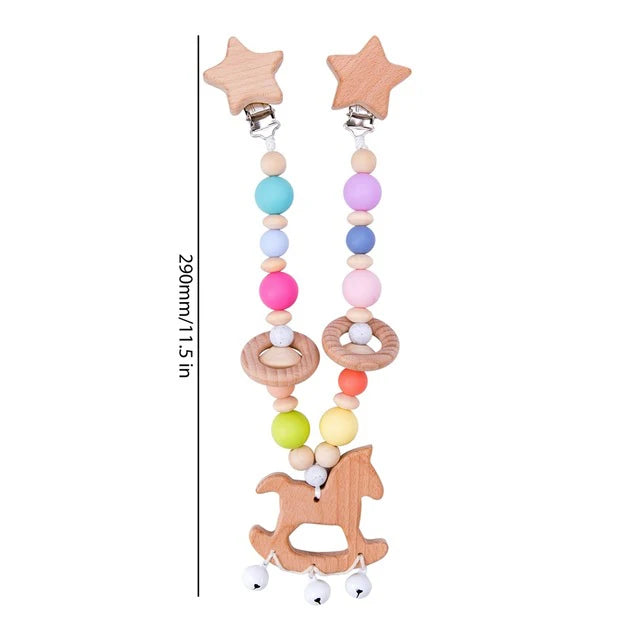 Baby Toy Pram Clip Pacifier Clip Chain Mobile Pram Personalize Name Rattle Stroller Toys Bed Bell Stroller Chain Baby Toy Clip