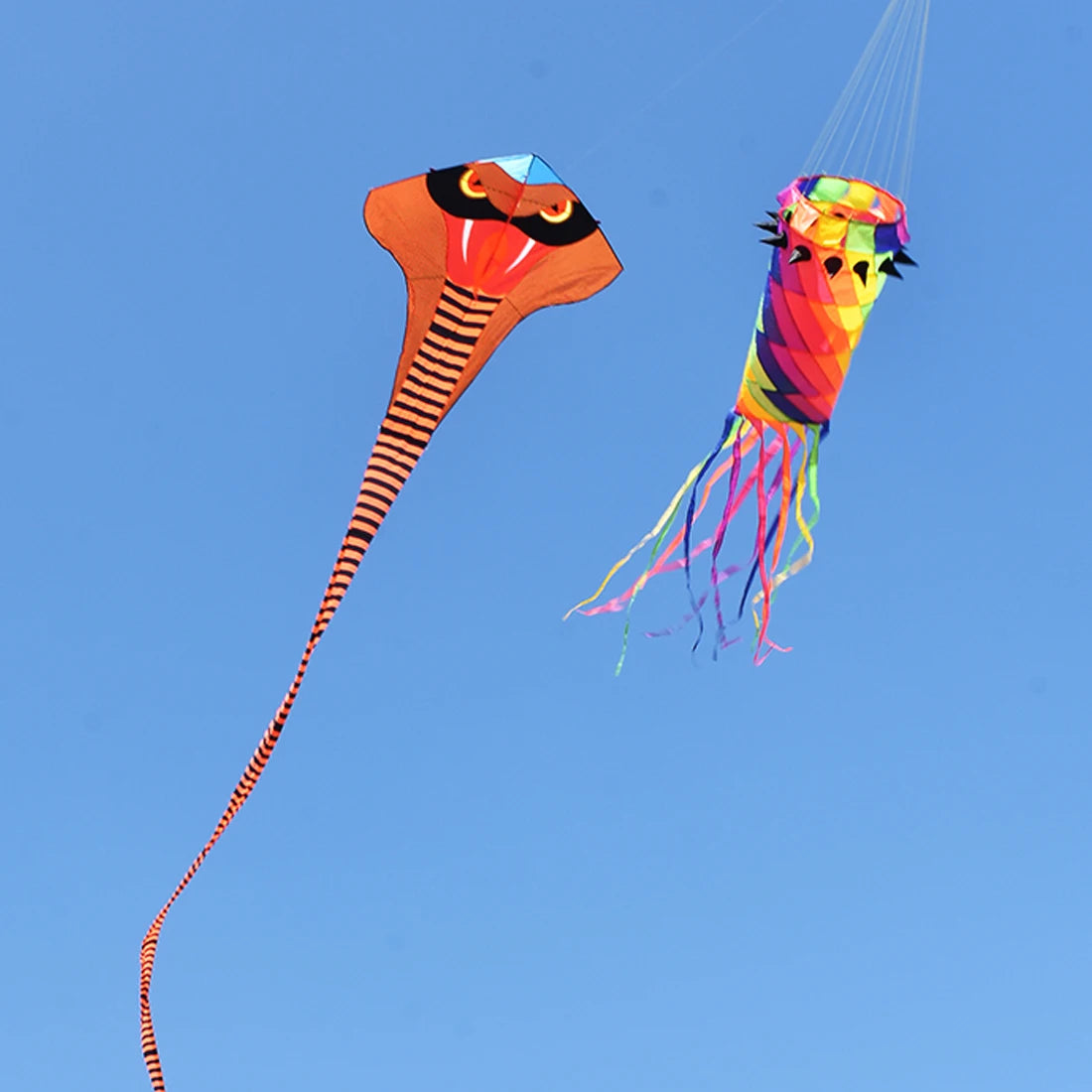 9KM 3.5m Shaped Kite Line Laundry Spinning Windsock Super Turbine with Ball Bearing Swivel for Kite Festival (Accept wholesale)