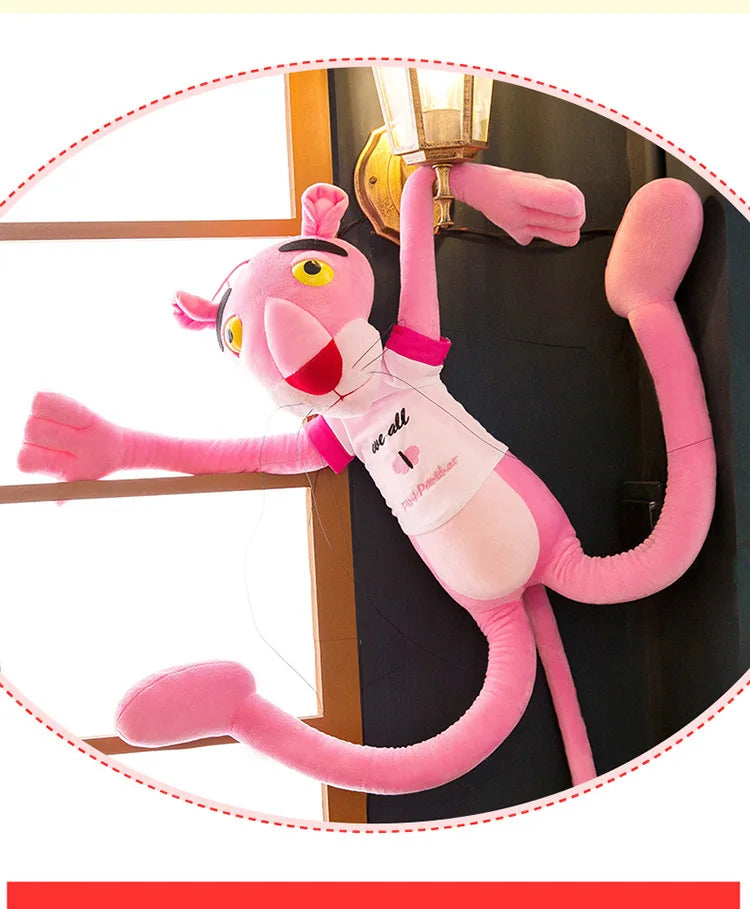 160cm Disney Giant Pink Plush Doll Toys Cute Cartoon Leopard Stuffed Animal Baby Toy Kid Soft Kawaii Stuffed Doll Christmas Gift