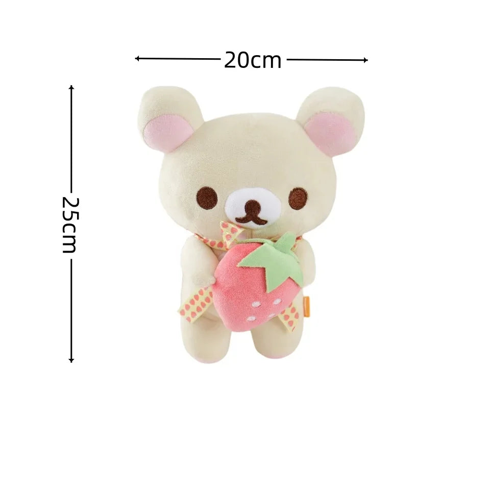Anime Rilakkuma Plush Doll Cartoon Bear Toys Kawaii Rilakkuma Room Decor Teddy Bear Plushies Cute Couple Bear Xmas Girl Gifts
