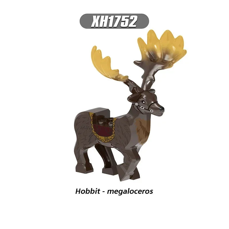 Hot Christmas Building Block Gift Animals Deer Elk Reindeer Figures Brick Xmas Tree Educational Toy Gift for Boy Kid Block Model