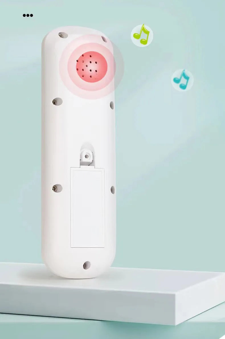 Infant Simulation TV Remote Control Toys with Music and Light Musical Baby Toy Sensory Remote Kid Baby Toys for 1 2 3 Year Old