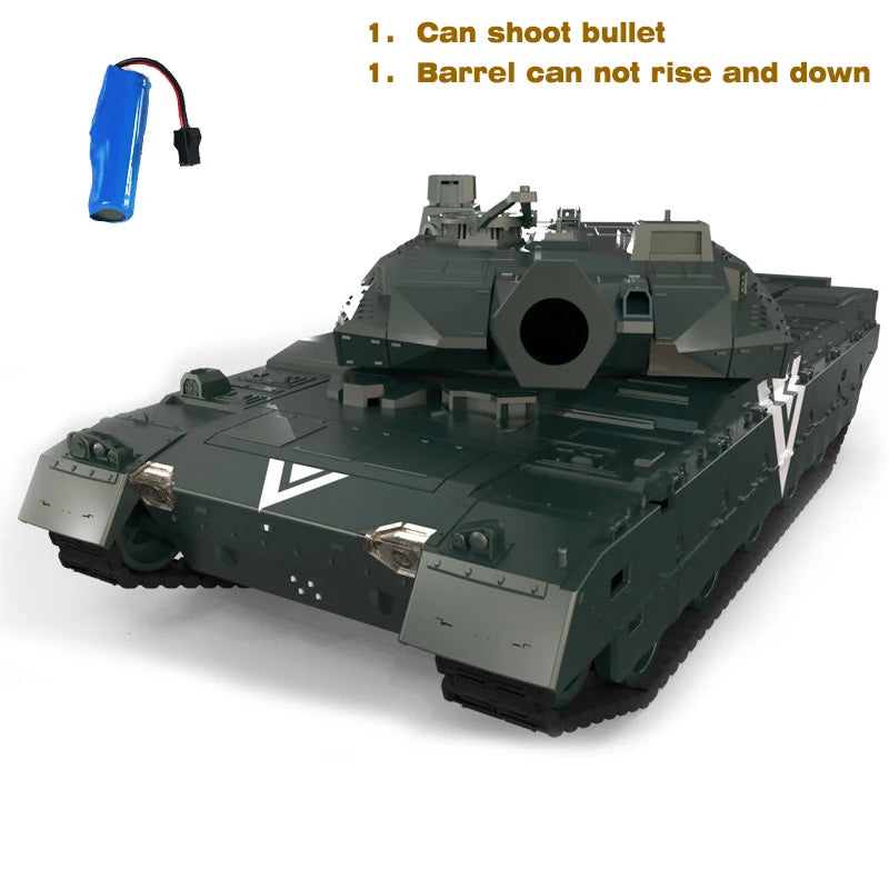 RC Tank Remote Control Tank Rechargeable 1/20 9CH 40CM Camouflage 27Mhz Infrared Electric Toys For Boys Birthday Gifts