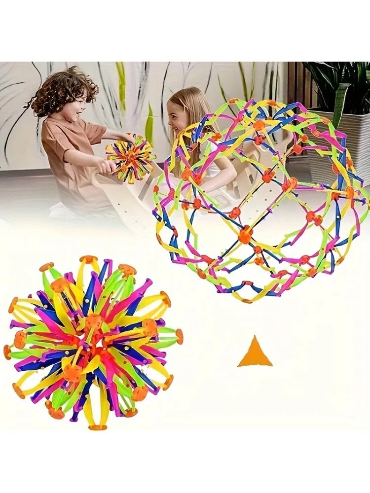 Expandable Magic Ball, Toy Ball To Relieve Stress and Anxiety Boys and Girls' Birthday Toys Suitable for Practicing Yoga
