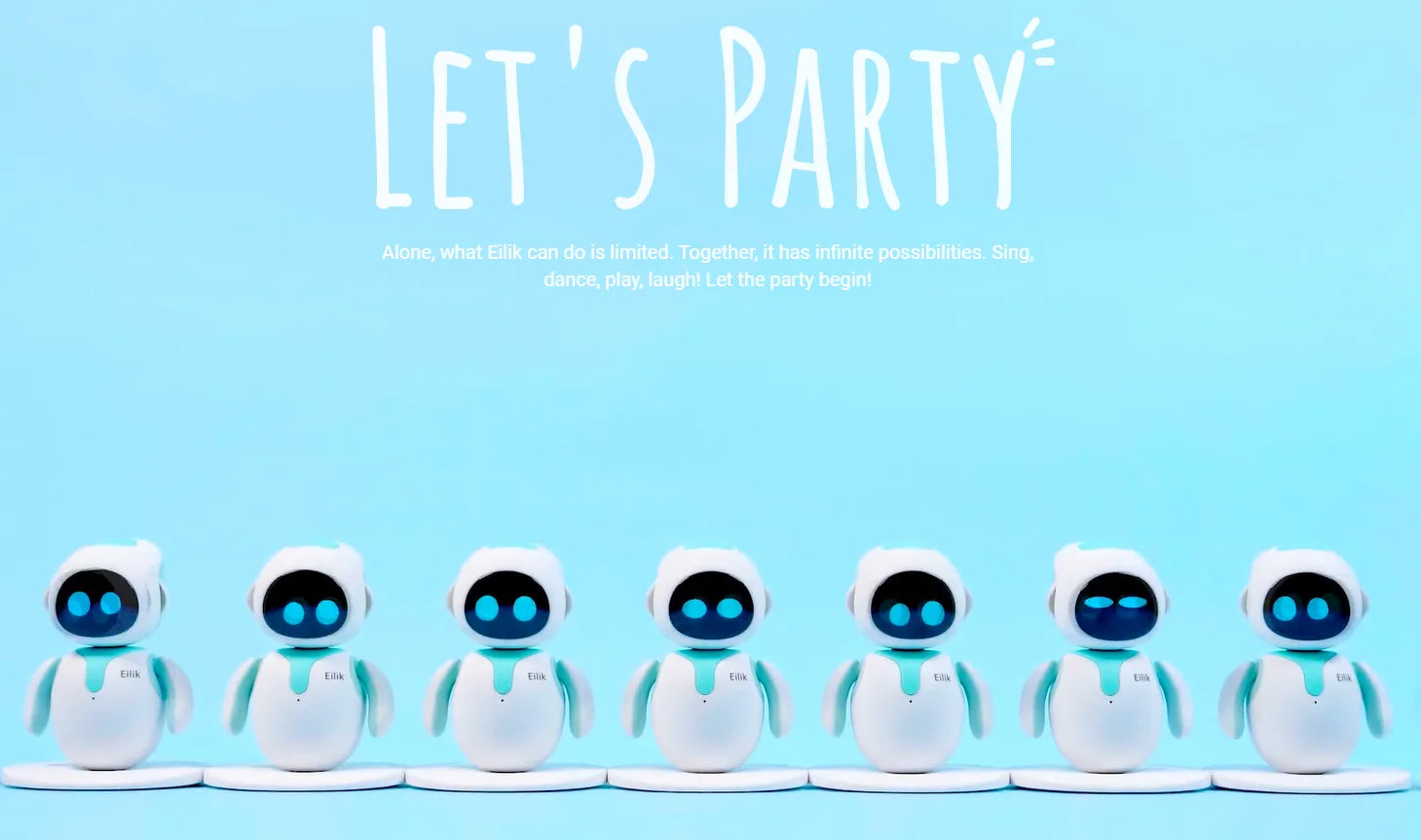 Eilik Smart Robot Pet Toy AI Emotional Intelligent Companion Pets Robot Touch Intractive Desktop Toys Children Adult Fun Gifts