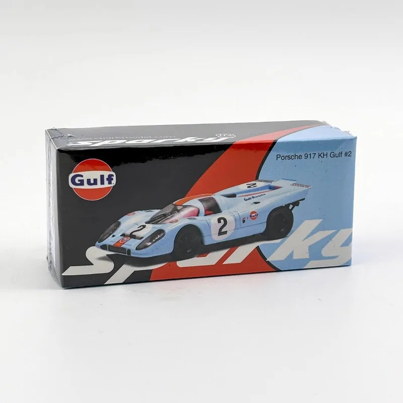 Sparky&Tiny 1/64 Porsche 917 KH Gulf #2 Alloy Toy Motor Vehicle Diecast Metal Model Gifts
