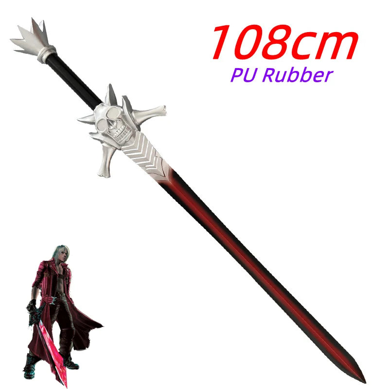 1:1 Awakening Magic Sword DMC Dante Rebellion Weapon Sword The Rebel Blade Sword Cosplay Safety PU 108cm