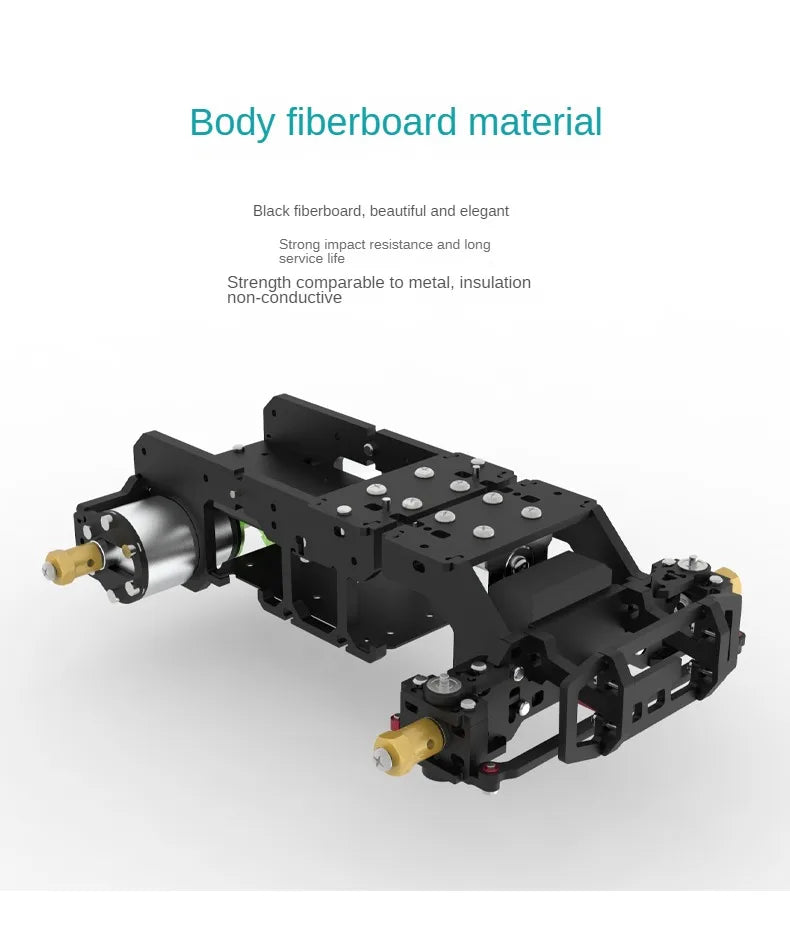 RC Ackerman Chassis with Motor Robot Car Supporting ROS System and Sport Camera for Raspberry For Arduino Robot Car DIY Kit