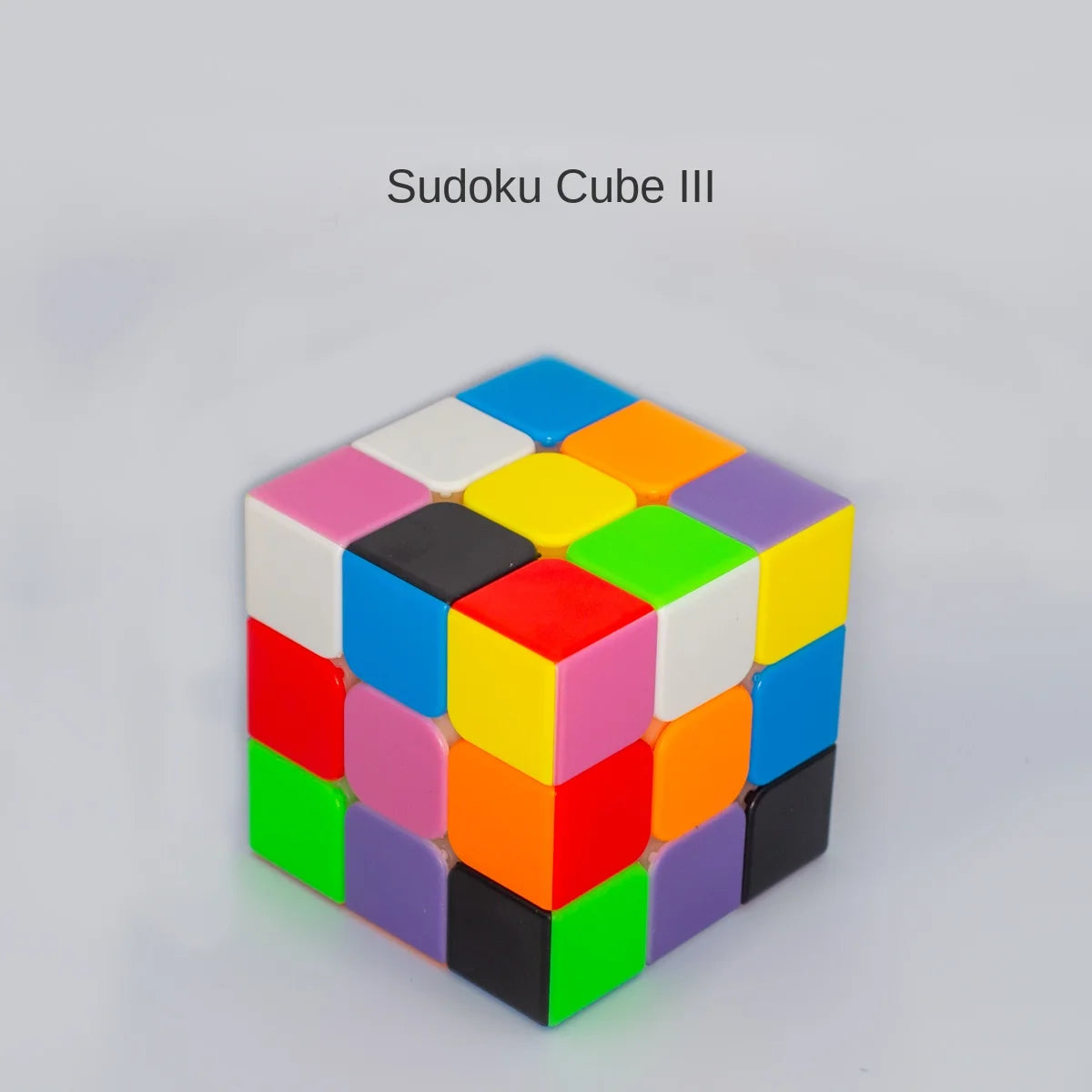 3x3x3 9-Color Sudoku Magic Cubes Brainy Classic Color Magic Cubes Stickerless  Cubo Mágico Profissional