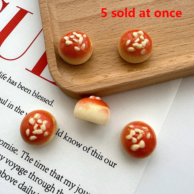 1Set 1:12 Dollhouse Miniature Fruit Cake Egg Tart Bread Dessert Model Kitchen Food Decor Toy Doll House Accessories