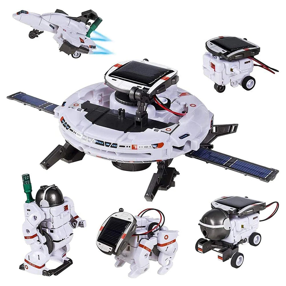 Science Experiment Solar Robot Kids Educational Toys 11 in 1 STEM Technology Gadgets Kits Learning Scientific Toys for Children