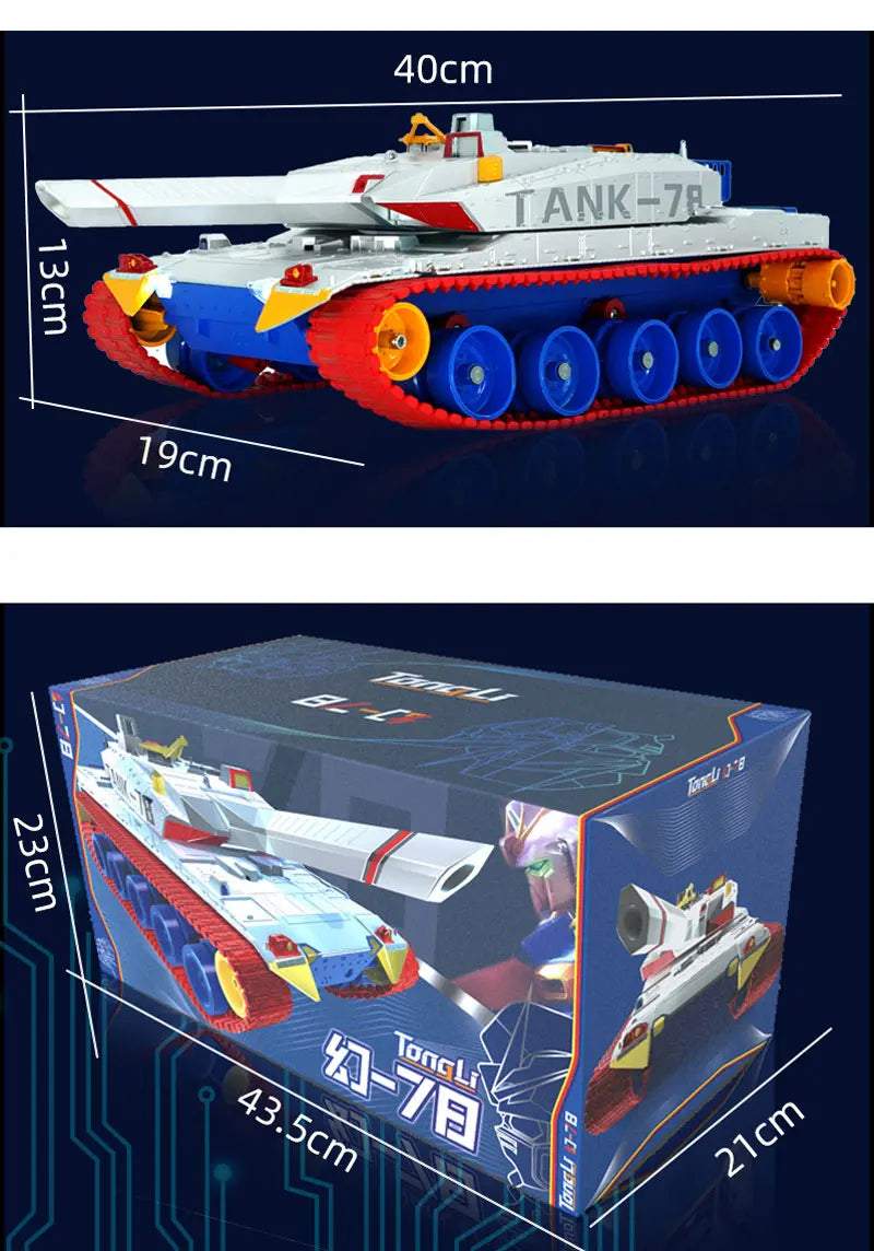 RC Tank Remote Control Tank Rechargeable 1/20 9CH 40CM Camouflage 27Mhz Infrared Electric Toys For Boys Birthday Gifts