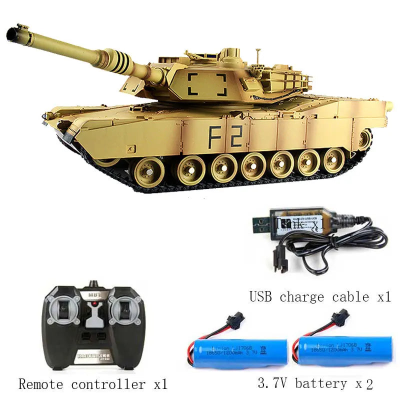 RC Tank Remote Control Tank Rechargeable 1/20 9CH 40CM Camouflage 27Mhz Infrared Electric Toys For Boys Birthday Gifts