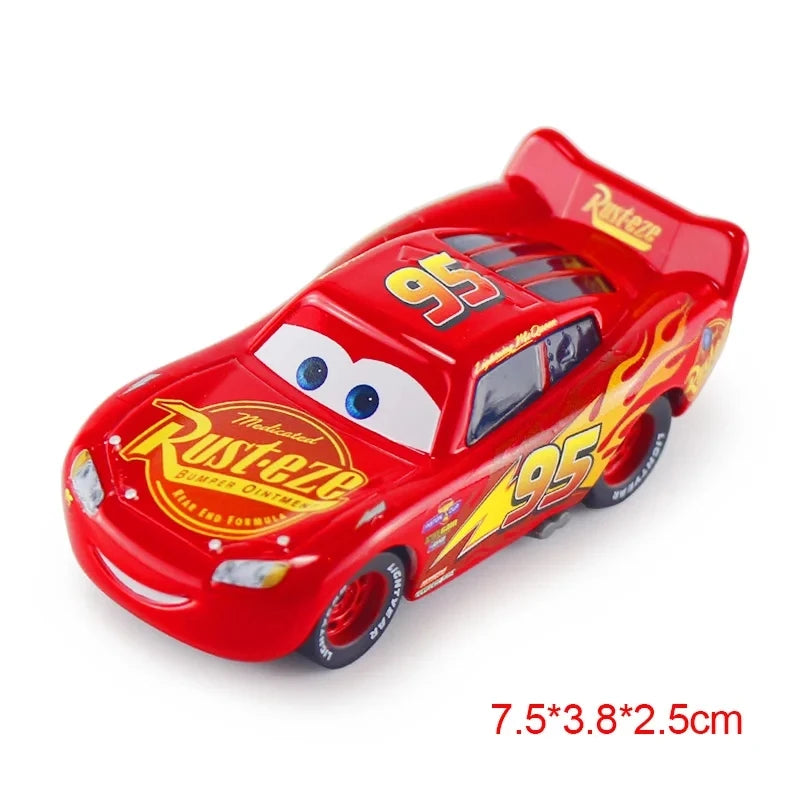 Disney Pixar Toy Car 2/3 Lightning McQueen Jackson Storm 1:55 Die Cast Metal Alloy Model Vehicles Children Toy Boy Birthday Gift
