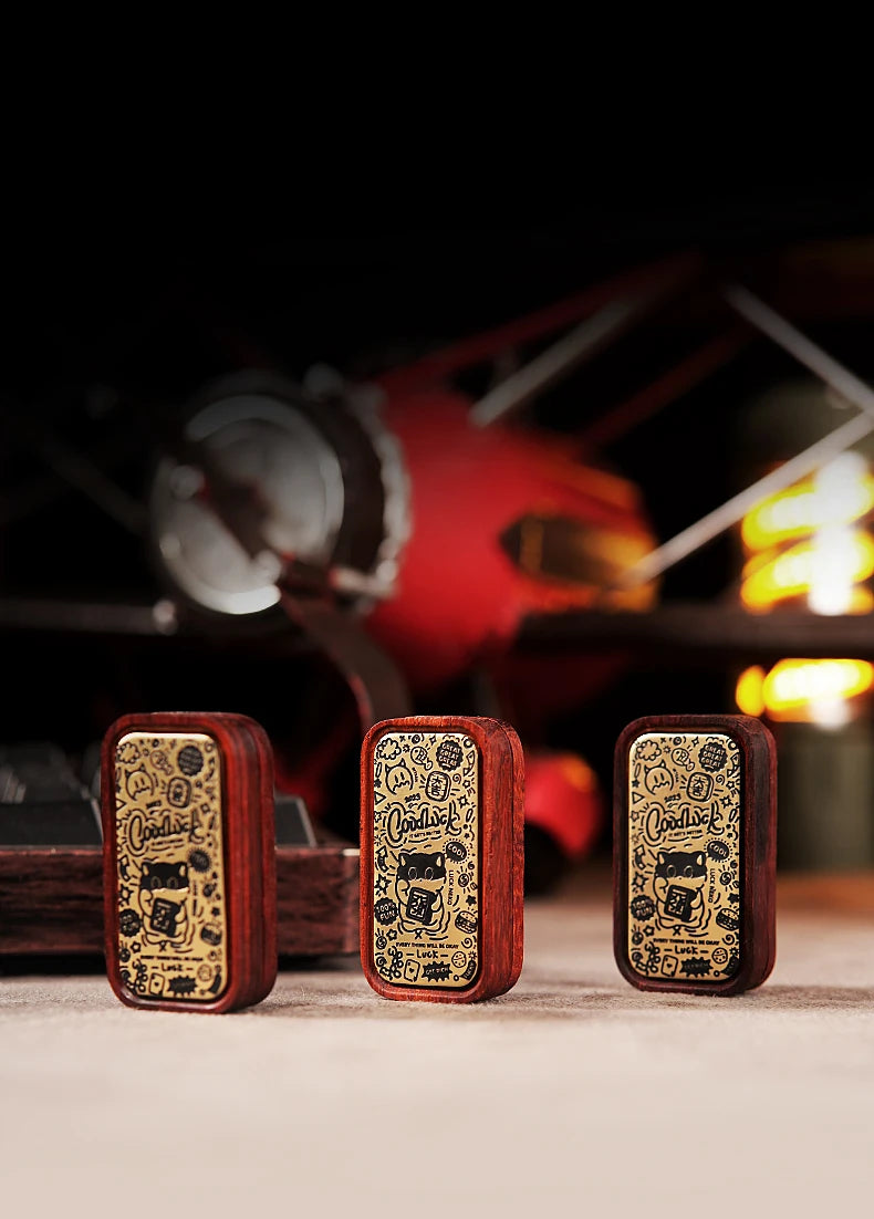 Magnetic EDC finger toys mahogany push cards stress-relieving sliders fidget spinners DDHD tools gifts for boys