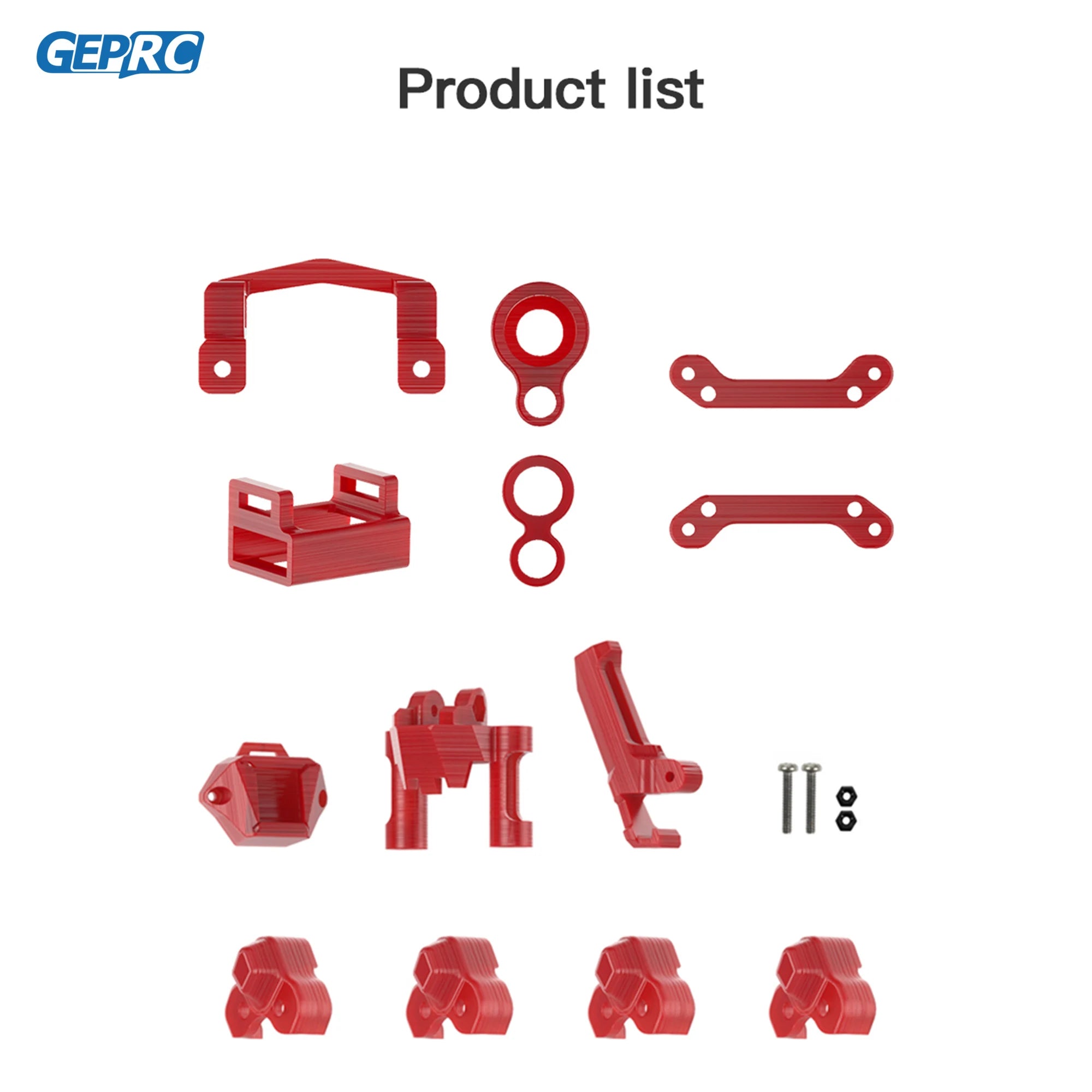 GEPRC GEP-Tern-LR40 Frame 3D Print Part Propeller Accessory Base Quadcopter FPV Freestyle RC Racing Drone HD Long Range FPV