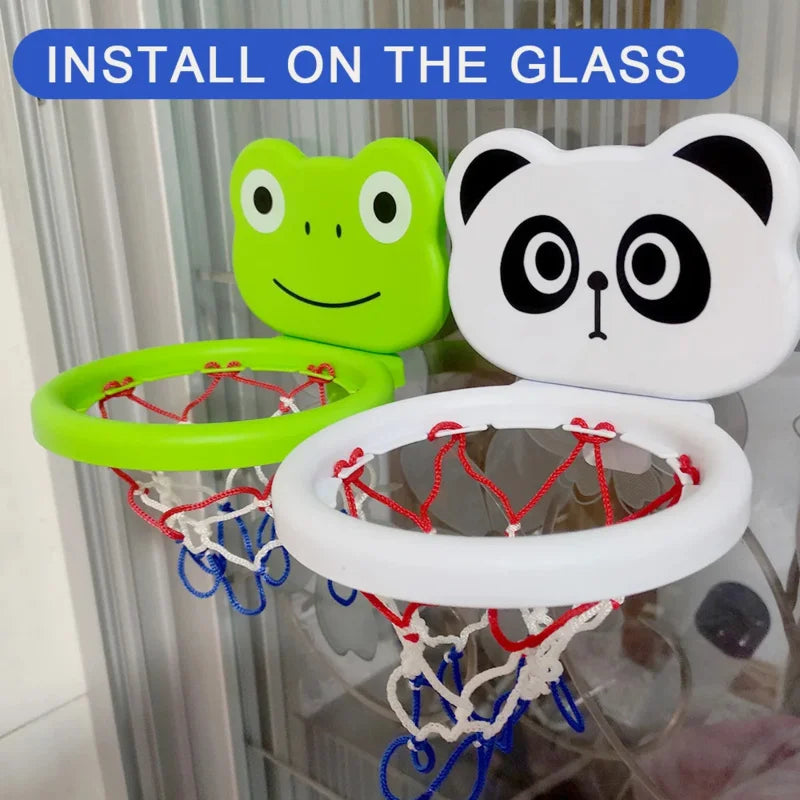 Baby mini shooting basket toy kids bathtub water play set basketball backboard with 3 balls funny shower bath toys for toddlers
