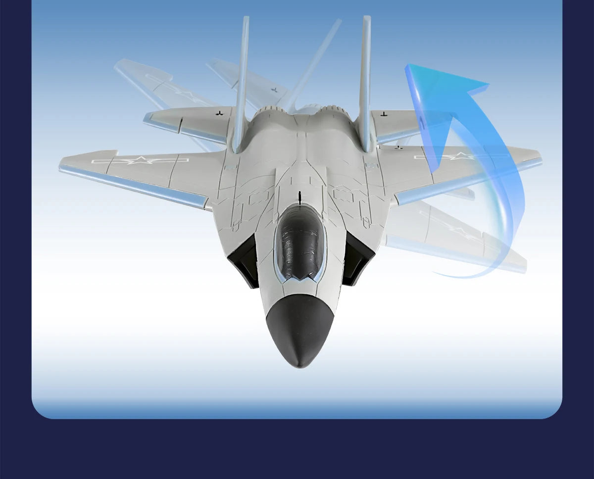 4 Channels FX9631 Big Size RC Plane J-35 Fighter Jet Fixed-Wing Airplane Remote Control Aircraft EPP Foam Glider Toys Kids Gifts