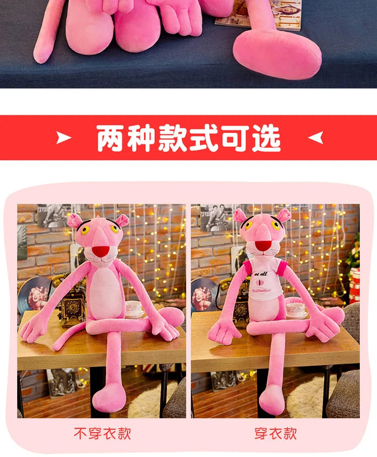 160cm Disney Giant Pink Plush Doll Toys Cute Cartoon Leopard Stuffed Animal Baby Toy Kid Soft Kawaii Stuffed Doll Christmas Gift