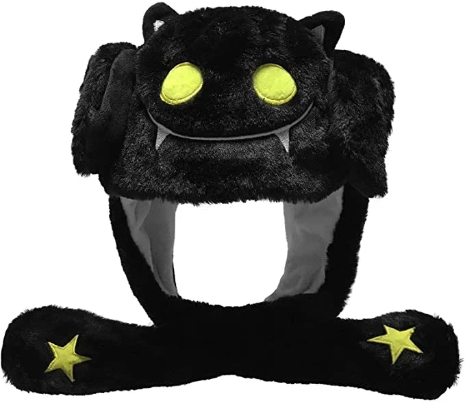 Cartoon Bunny Ear Move Hat Jumping up Toys Rabbit Girls Animal Plush Costume Cosplay Cap Kids Party for Adult Funny Anime Hat