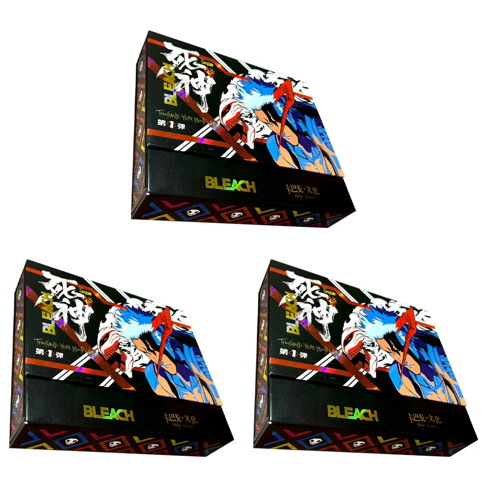 KABAG Japanese Anime Bleach Collection Cards Toys Gift for Kids Child TCG CCG Cartas Games Card Box Children Birthday Gift