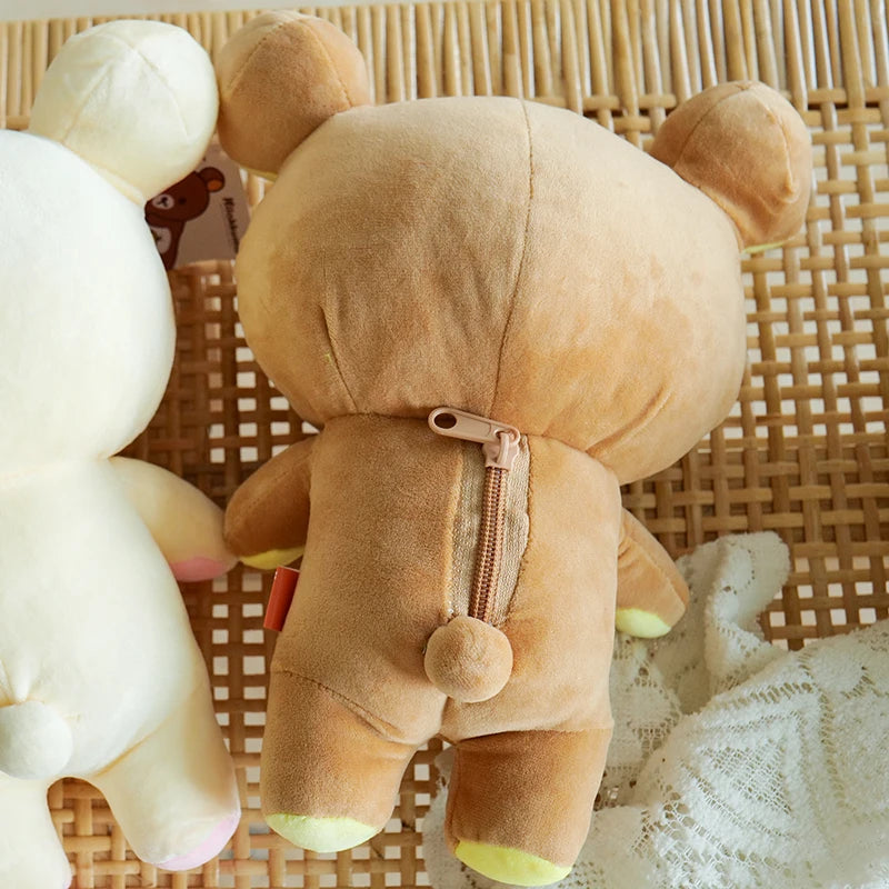 Anime Rilakkuma Plush Doll Cartoon Bear Toys Kawaii Rilakkuma Room Decor Teddy Bear Plushies Cute Couple Bear Xmas Girl Gifts