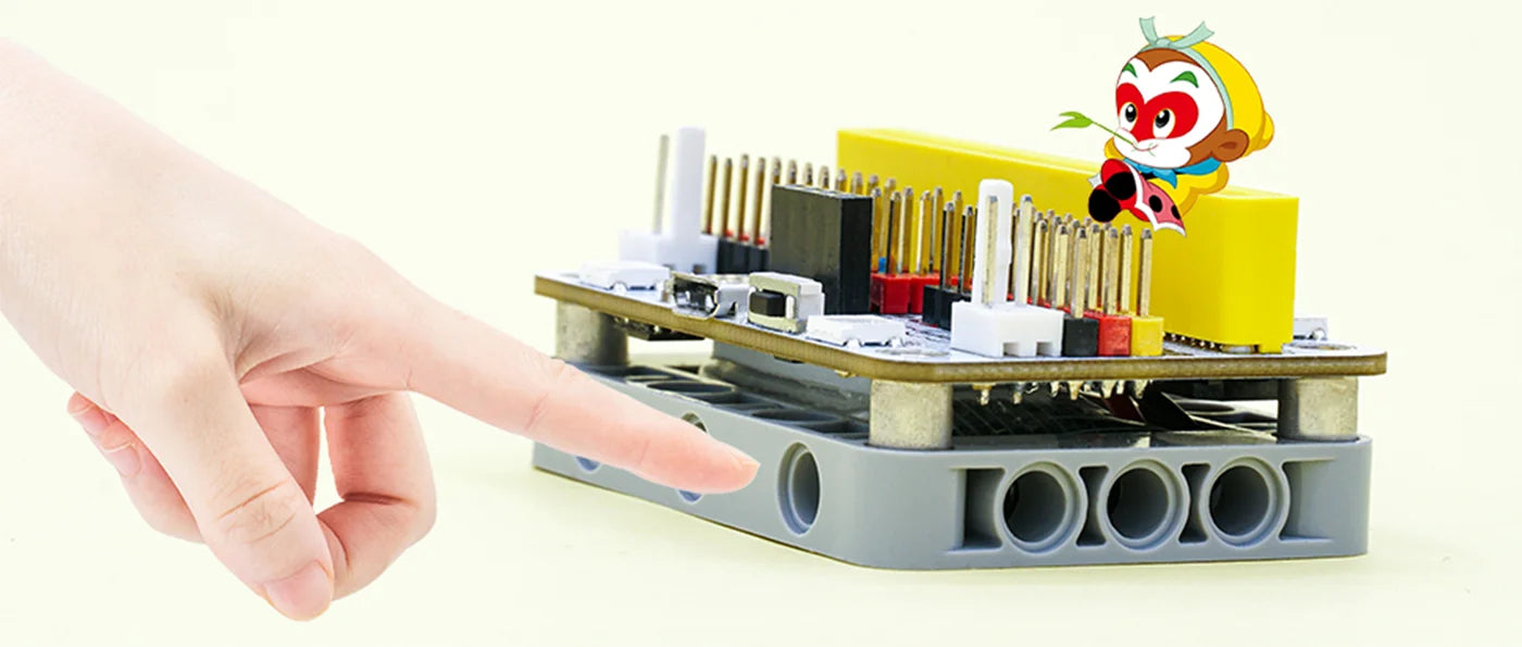 ELECFREAKS Micro:bit 32 IN 1 Wonder Building Kit Wukong Expansion Board for Puzzle Building Blocks Microbit Kids Fun Coding STEM