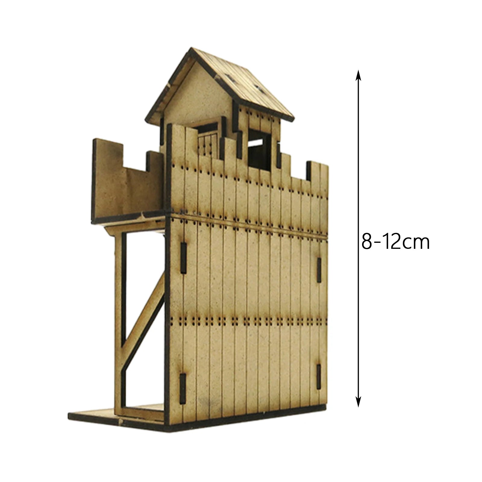 1/72 Wooden Cabin Hobby Toys Wooden 3D Puzzle House Architectural Scene for Accessory Model Railway Micro Landscape Layout Decor