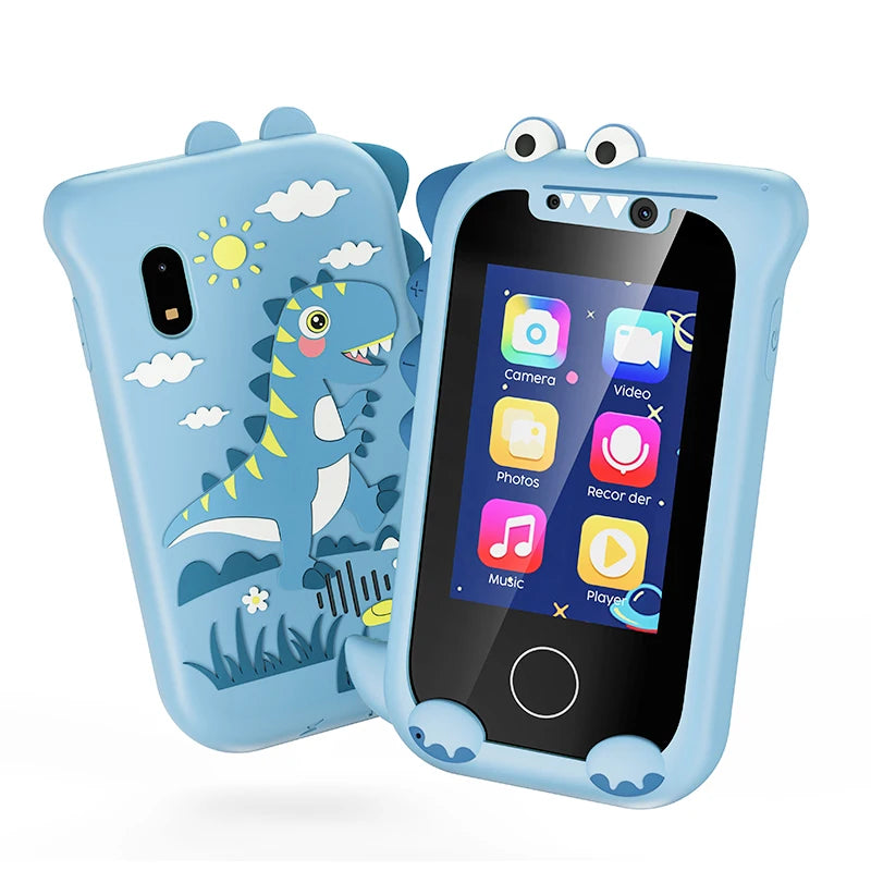 Kids Smart Phone Camera Toys Touchscreen Unicorn Baby Mobile MP3 Player Digital Camera Educational Toys for Girls Boys Age 3-8