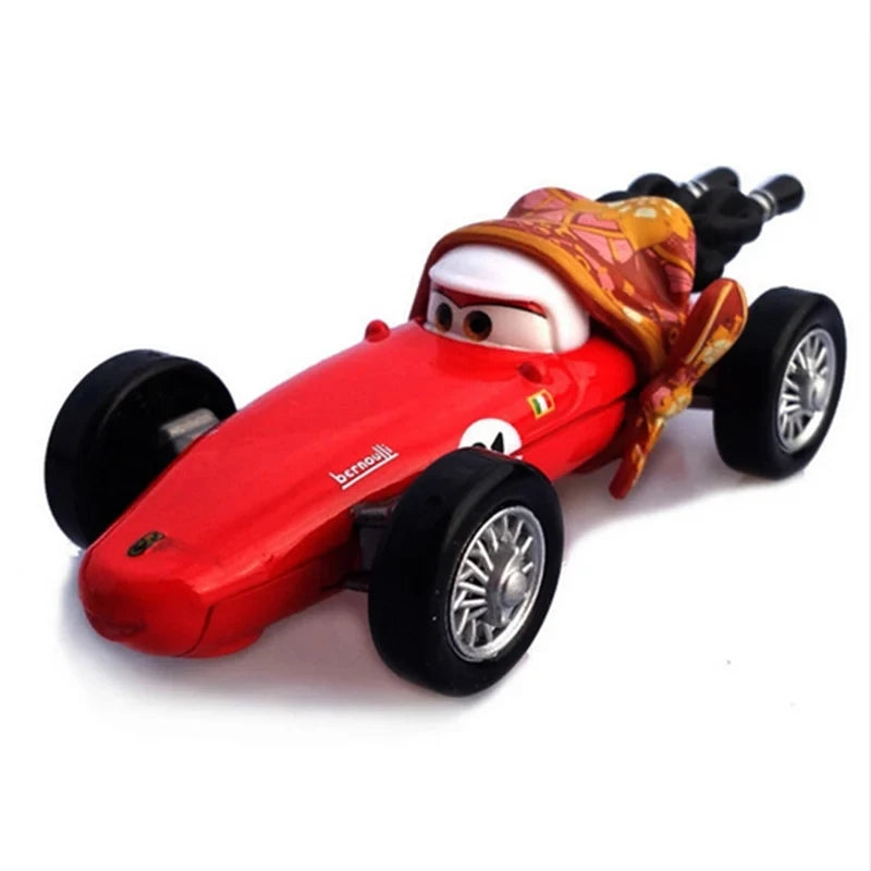 Disney Pixar Toy Car 2/3 Lightning McQueen Jackson Storm 1:55 Die Cast Metal Alloy Model Vehicles Children Toy Boy Birthday Gift