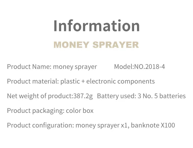 Source manufacturer Douyin's same electric money gun toy new and unique MoneyGUN banknote gun US dollar toy gun