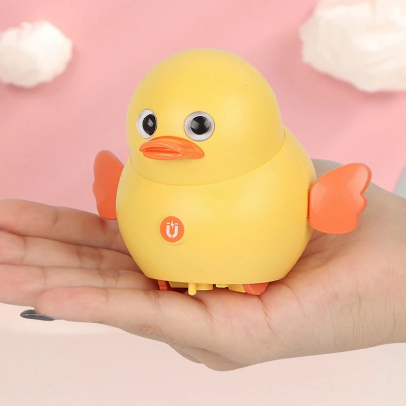 Montessori Baby Toy Power-driven Wobble Chicken Pet Squad Magnet Crawl Wobbler Duck Children Toys
