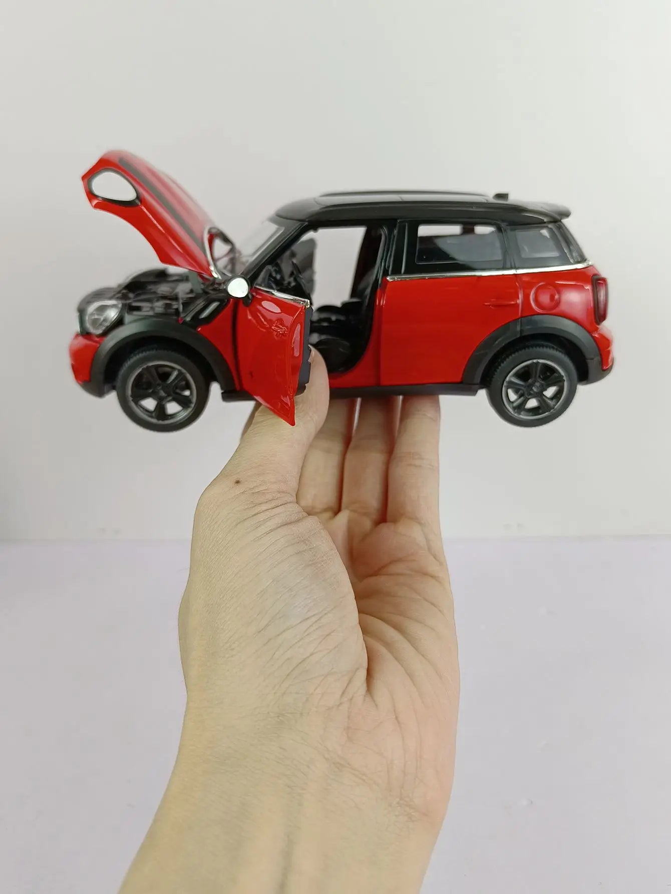 1:24 BMW mini cooper s countryman Simulation static alloy car model metal ornaments adult gifts children's toys